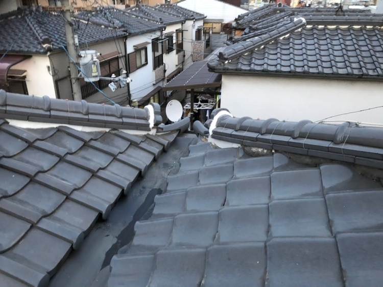 谷板金交換工事